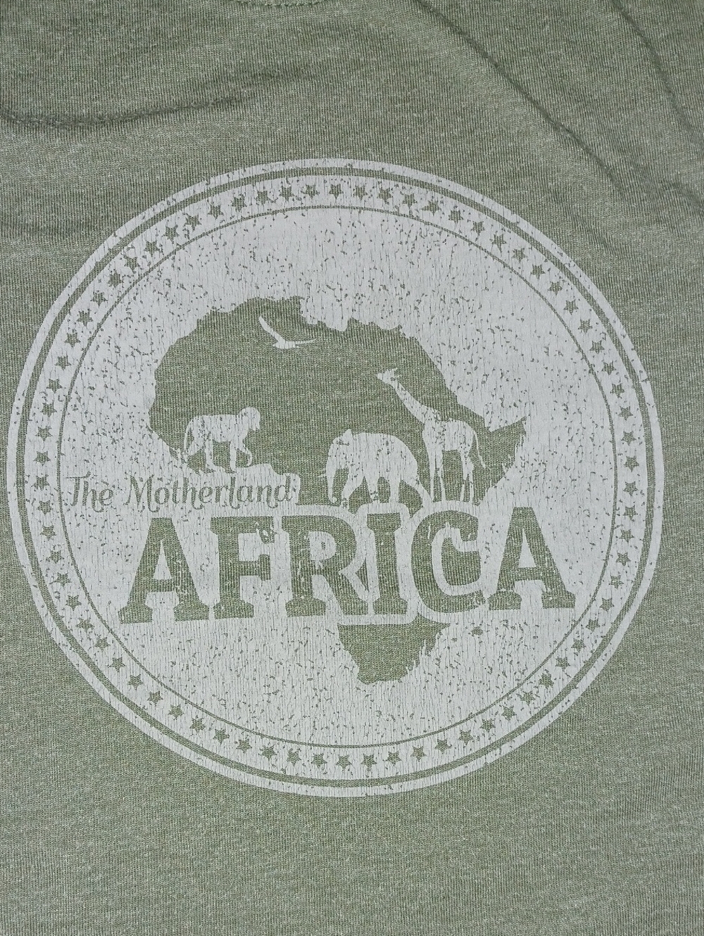 Green Africa The Motherland Safari Adventure T-Shirt For Kids Size 5/6